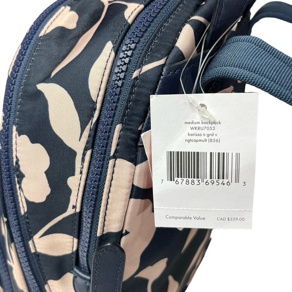 New Kate Spade Medium Backpack NWT KARISSA GARDEN VINE - Picture 5 of 16